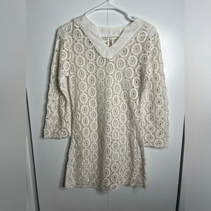 Anthropologie Raga - 100% cotton Crochet Dress - NWOT Small